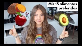 MIS 15 ALIMENTOS PREFERIDOS