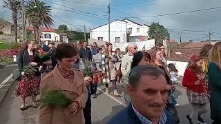 Romeiros da Lombinha da Maia. A caminho da Igreja de nossa Senhora das Dores