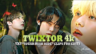 TXT "SUGAR RUSH RIDE" M/V 4K TWIXTOR CLIPS FOR EDITS (part 1)