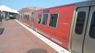 WMATA Metrorail - Kawasaki 7000-Series #7028 At Braddock Road Station