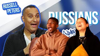 OUR FIRST TIME REACTION to RUSSELL PETERS|  "Russians" | Russell Peters  | Almost Famous