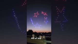 Drone Show-Vallejo, California #4thofjuly   #drone #california #trending