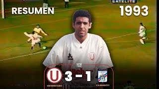 Universitario 3-1 Manucci | Año 1993 | Resumen | Goles de Torrealva, Baroni y Tomas Silva ⚽🎞