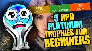 5 Essential RPG's With Beginner Platinum Trophies