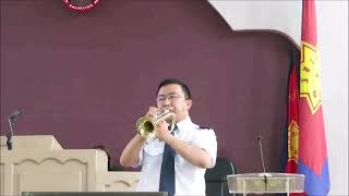 My cornet solo you raise me up