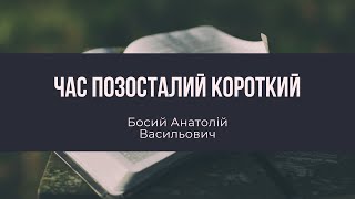 Час позосталий короткий. Босий Анатолій Васильович