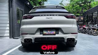 Porsche Cayenne ท่อ T1 Exhaust ระบบวาล์วปรับเสียง