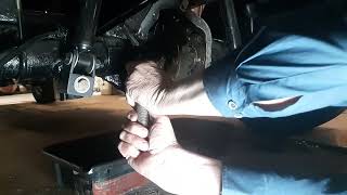 changing gear oil in a Dana 60. Episode 1 of 2