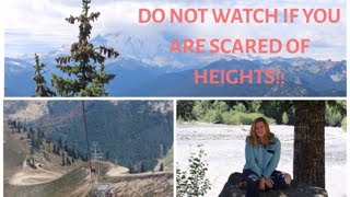 VLOG: FREAKOUT OVER HEIGHTS - Crystal Mountain/Mount Rainier Gondola Ride