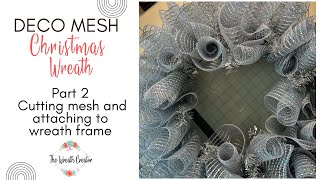 Christmas  Deco Mesh Wreath