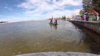 Smooth Ocean Ride On A Jetski