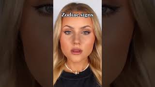 #shorts Leo zodiac sign makeup transformation #shorts #leozodiac #leo #zodiacmakeup #zodiac #leo