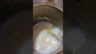 5 ingredient or panchamrut .Water ,milk,yogurt,sugar,tusali ( indian basil )