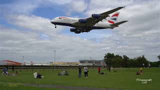 Flying Time - Live Heathrow Landings Runway 27L - 2nd July 2023