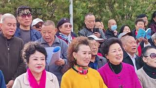 高云山率千人飙黄土情歌《圪梁梁》妹在圪梁梁哥在沟，凄美感人！