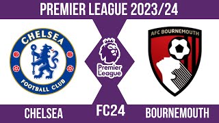 FC24 | Chelsea vs Bournemouth | Premier league 2023/24 | Full match