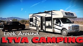 Back In Quartzsite Camping LTVA & Visiting The Vender Tents | Full Tour & Updates Of LTVA