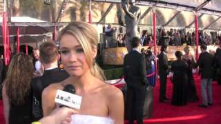 Red carpet interviews at the 2010 Screen Actors Guild awards