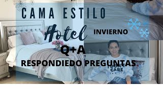 COMO VESTIR UNA CAMA COMO DE HOTEL EN INVIERNO FACIL  Y ELEGANTE 2020 CONTESTANDO PREGUNTAS