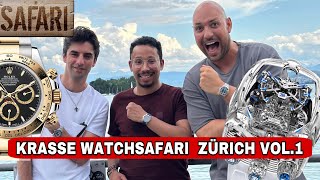 Bahnhofstraße Zürich DIE STRASSE DER MILLIARDÄRE! WATCHSAFARI Vol.1 Jacob&Co Patek Rolex IWC HERMES