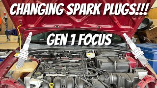 How to Change Spark Plugs 2000-2007 Gen 1 Ford Focus 2.0L | 4 cylinder Spark Plug Change