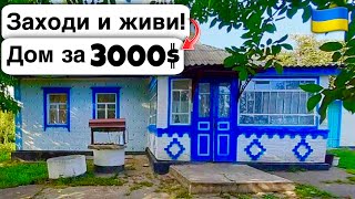 🇺🇦 Заходи и живи! Дом в селе за 3000$ Продажа недвижимости за копейки! Всё есть Уютное тихое село!