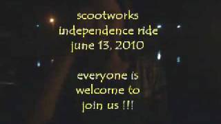 scootworks independence ride invitation