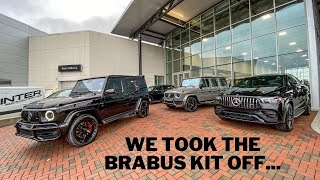 One SINISTER G63! We took the Brabus kit off!