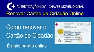 Como renovar o Cartão de Cidadão Online | Chaves Móvel Digital | Cartão De Cidadão