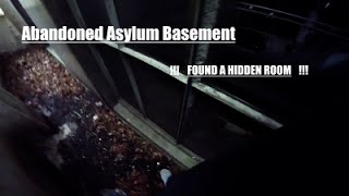 Exploring Abandoned Asylum Basement POV/FOUND A SECRET ROOM!!!/GoPro HERO4Session