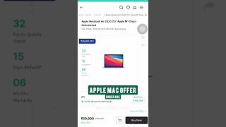 Apple Mac Under 60k offer available in Cashify #shortsfeed #shortsviral #daily #apple