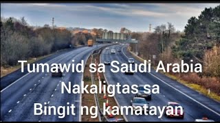 Tumatawid sa kalsada sa Saudi Arabia nakaligtas sa bingit ng kamatayan #trending #viral