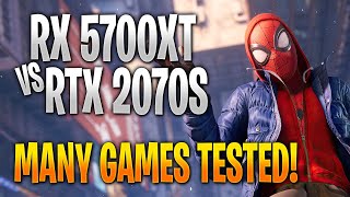 AMD RX 5700 XT vs Nvidia RTX 2070 Super | Game Benchmark Tests and Gameplay