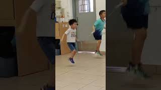 He did it super fast! #kids #skipping #jumping #rope #sports #shorts