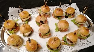 وصفة همبورجر صغير بالكفتة Recette mini Hamburger à la viande haché 😋🍔