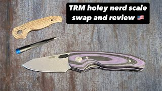 Scale swap and review with my helpers 🇺🇸 TRM holey nerd review and scale swap