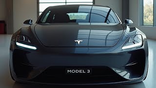 2025 Tesla Model 3 - Потрясающие обновления и мощная производительность!