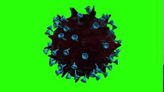 New Animated Green Screen Corona Virus