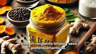 La sal de oro, la sal de los dioses, como se prepara. ingredientes y modo de uso