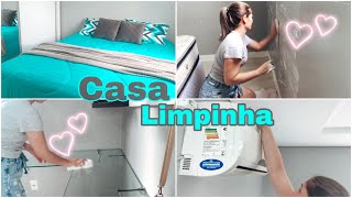 Última faxina antes do Natal| Coloquei roupa de cama nova | Agora sim tudo limpinho 😍