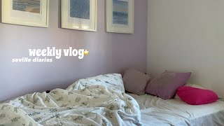 vlog 017 || una semana en mi vida (universidad, pintar, cena con amigas, clases del coche…) 💐