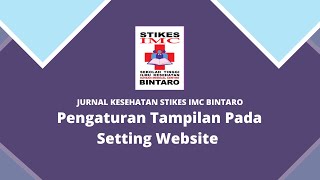 OJS Pengaturan Tampilan Pada Setting Website