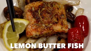 Easy Lemon Garlic Butter Fish Recipe | Pan Fry Mahi Mahi Recipe