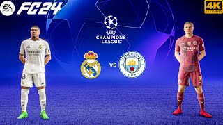 FC 24 - Real Madrid Vs Manchester City - Ft. Mbappe,Haaland | UEFA UCL 24/25 FINAL Match | 4K HDR