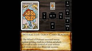 Celtic Cross Wealth: Wheel of Fortune in Position 3 Reversed - Unstable Plans