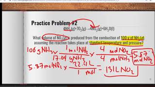 Chemistry: Video 9-4: Gas Stoichiometry