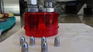 POWDER COATING THE .32 S&W BULLETS AT 325* FOR 10 MINUTES AND TRADITIONAL LUBE TOO.