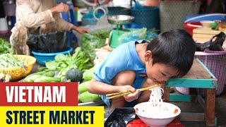 Vietnamese Street Market in Saigon