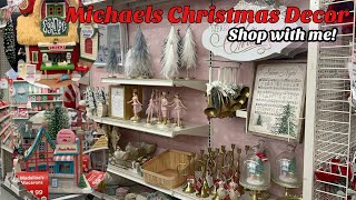 Michaels shop with me / Christmas town & decor