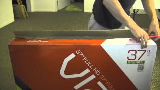 Unboxing: 37" Vizio TV